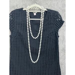 Chunky 72" Long Faux Pearl Necklace Opera Flapper Coquette Great Gatsby